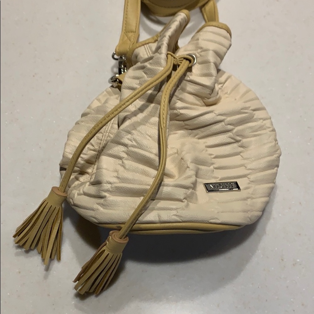 Miche Tan Drawstring Crossbody Bag - Picture 2 of 6